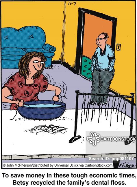 dental floss cartoons and comics funny pictures from cartoonstock