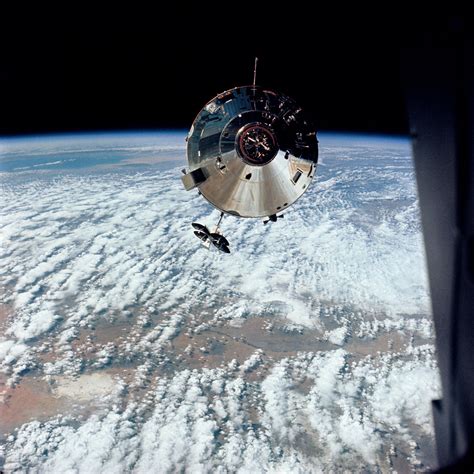 Apollo 9 Mission Image Command Module Moon Nasa Science