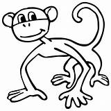 Monkey Spider Drawing Getdrawings sketch template