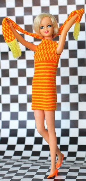 twiggy in twigster via fashiondollcollector on flickr barbie vintage barbie dolls