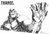 Thanos Coloring Pages Fan Printable Deviantart Kids Color Adults sketch template