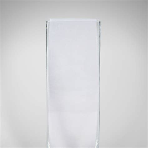 Square Glass Vase Tall 6x20 Thumb West Coast Event Productions Inc