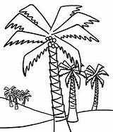 Tree Coloring Palm Pages Trees Coconut Date Drawing Kids Outline Print Printable Sheet Easy Lot Getdrawings Line Palms Beach Clipartbest sketch template
