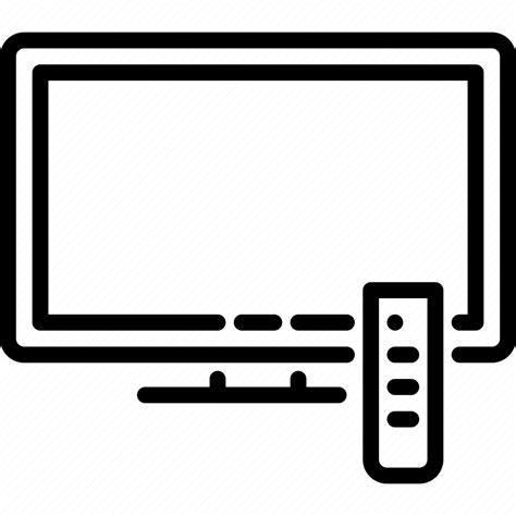 flat tv lcd plasma screen tv icon   iconfinder
