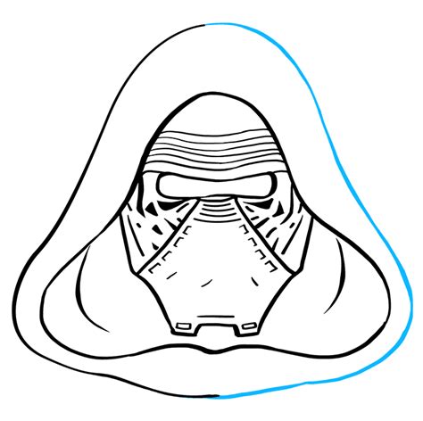 How To Draw Kylo Ren Really Easy Drawing Tutorial