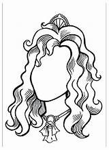 Coloring Pages Hair Portrait Crazy Mother Drawing Clipartmag Educational Printable Kids Color Recommended sketch template