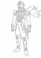 Kamen Rider Gaim sketch template