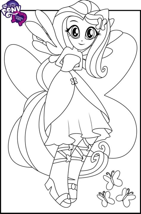 fluttershy  equestria girls coloring play  coloring game