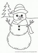 Coloring Snowman Pages Christmas Winter Printable Sketch Print Smiling Kids Toddlers Bbd7 Special Snow Color Sheets Cute Book Gif Themed sketch template