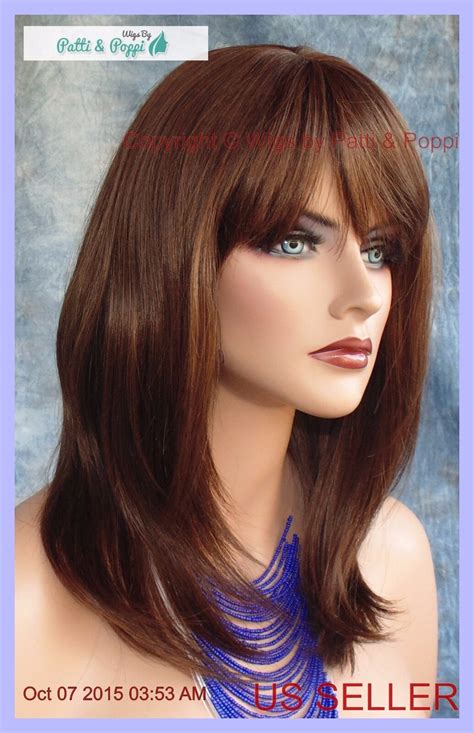human hair blend heat friendly wig dark red brown  darling bob  sell  ebay