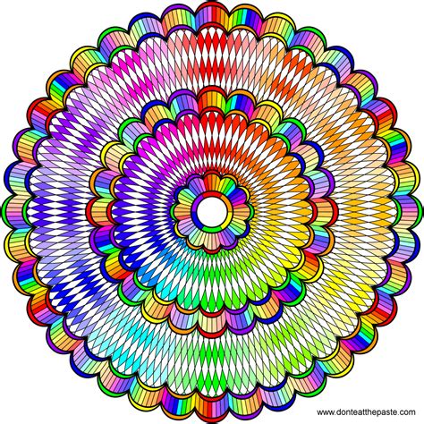 dont eat  paste intricate mandala  color