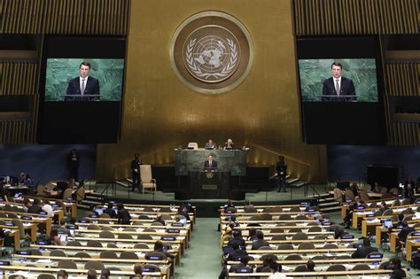 united nations general assembly commences  world crisis  hand  daily universe