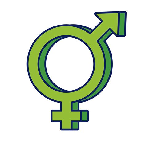 hermaphrodite gender symbol of sexual orientation multy style icon