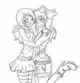 Coloring Anime Friends Friend Girl Pages Drawing Easy Quotes Lineart Nc Drawings Manga School Getdrawings Deviantart Two Quotesgram Getcoloringpages Group sketch template