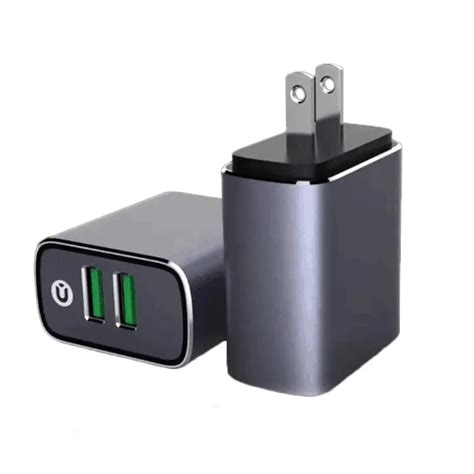 buy alloy  dual usb charger  travel charger universal adapter wall