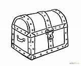 Chest Treasure Clipart Pirate Drawing Clip Box Outline Open Cartoon Drawings Getdrawings Draw Clipartmag sketch template
