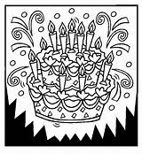 Birthday Coloring Pages Color Happy Prinatble Birthdayprintable sketch template