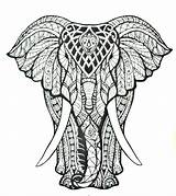 Blanket Drawing Picnic Elephant Boho Bohemian Tribal Tattoo Paintingvalley Bedspread Beach Wall Tapestry Gogetglam sketch template