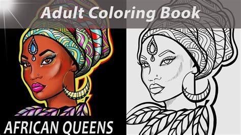 african queens adult coloring book coloring books adult coloring