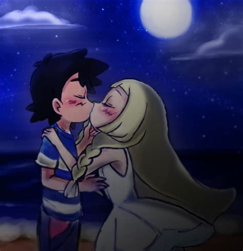 Kiss On The Moonlit Beach Pokémon Sun And Moon Know