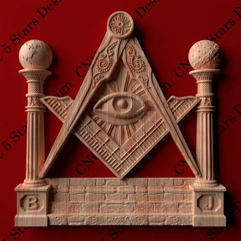 masonic symbols carved  wood home decor etsy