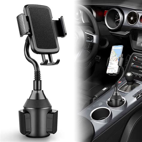 car cup holder phone mount universal adjustable gooseneck cup holder cradle car mount