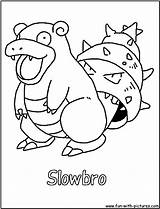 Slowbro Slowpoke sketch template