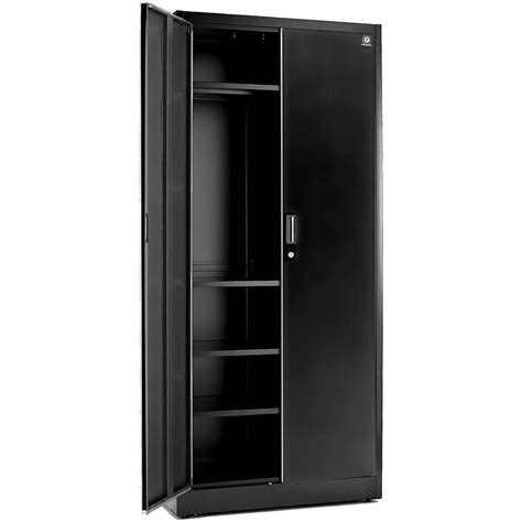 storage cabinets  doors  shelves  tall lockable metal