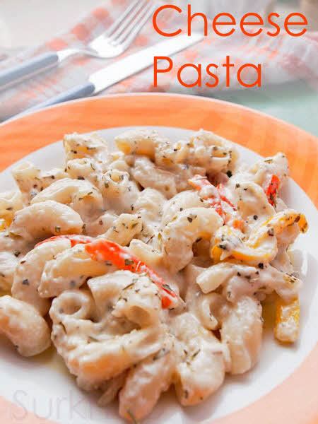 cheese pasta recipe  step  step pictures