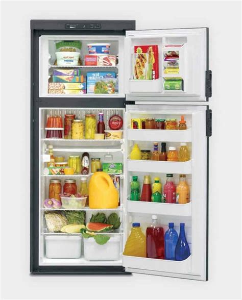 dometic dmrb americana double door rv refrigerator    cu ft tiny house appliances