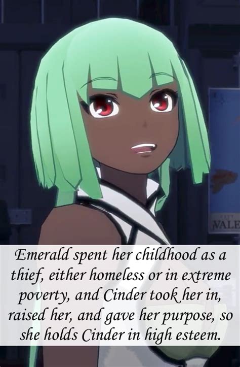 emerald s backstory rwby anime and rwby comic