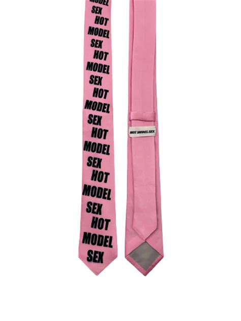 Hot Model Sex Pink Logo Tie What’s On The Star