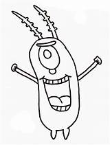 Spongebob Plankton Squarepants Netart Printable Clipartmag Library sketch template