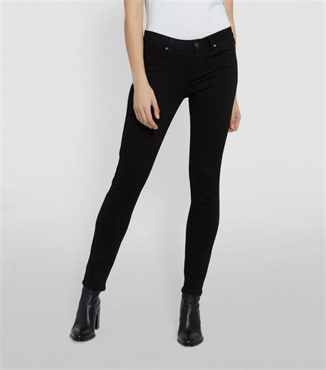 paige black verdugo ultra skinny jeans harrods uk