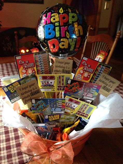 lottery ticket bouquet for dad s birthday he loved it