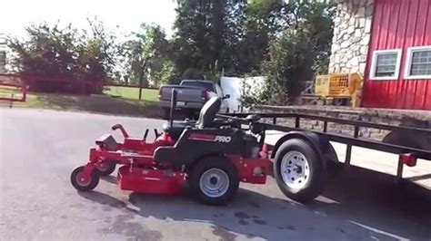 snapper pro  sx lawn mower   hp kawasaki engine  utility trailer package deal