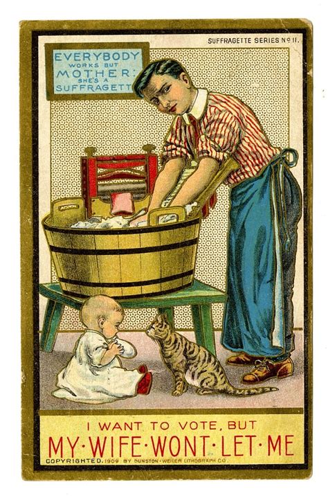 anti woman suffrage postcard national museum of american history
