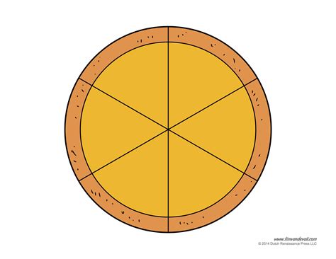 blank pizza template printable pizza craft  kids