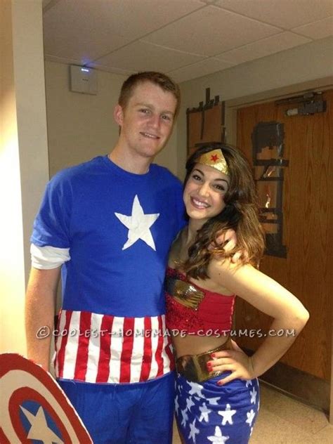 Cool Homemade Justice League Couple Costume Homemade Costumes Diy