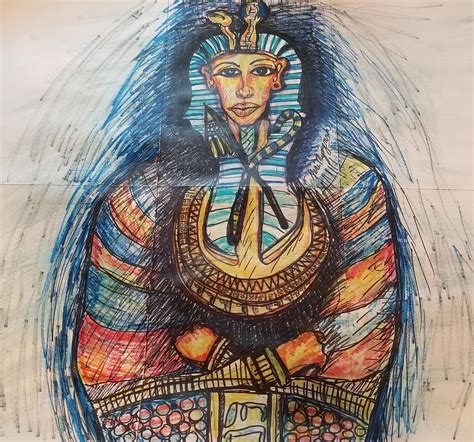 King Tut Painting By Geraldine Myszenski