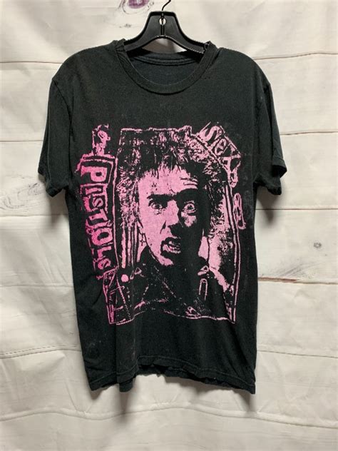 Classic Johnny Rotten Sex Pistols W Front And Faded Back