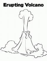 Volcano Coloring Pages Printable Kids Erupting Color Erosion Natural Print Drawing Eruption Resources Template Cartoon Getcolorings Worksheet Sheets Sketch Popular sketch template