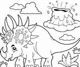Styracosaurus Pages Dinosaurs Coloring Coloringpagesonly sketch template