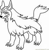 Coloring Pokemon Pages Mightyena Poochyena Mudkip Color Getcolorings Moltres Getdrawings Coloringpages101 Pokémon Template Mime Colorings sketch template