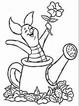 Pooh Winnie Piglet Pimpi Eeyore Tigger Disneys Coloringhome Cartoni sketch template