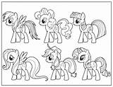 Coloring Pony Little Pages Friendship Magic Printable Preschool Print Easy Games Popular sketch template