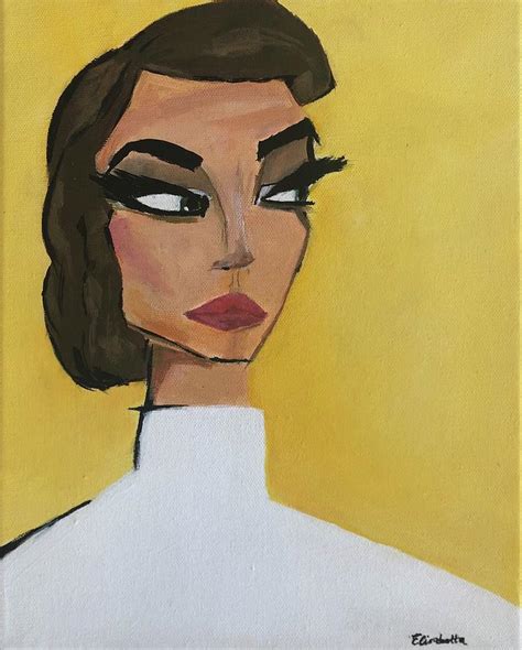 Kinky Yellow Painting By Elisabetta Nicole Designs