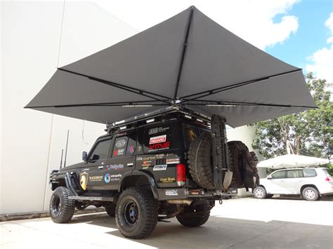 covershade retractable shades overland truck overland vehicles offroad vehicles truck tent