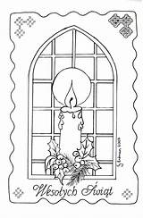Christmas Pergamano Patterns Coloring Parchment Pages Craft Coloriage Colouring Applique Cards Noël Noel Candle Polish Candles Dessin sketch template
