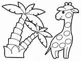 Coloring Pages Easy Printable Animals Children Print sketch template